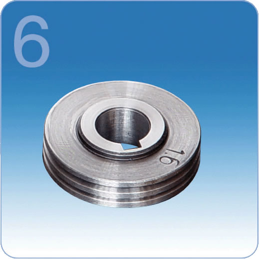 送丝机的各种配件 OTC型送丝轮(南通振康)