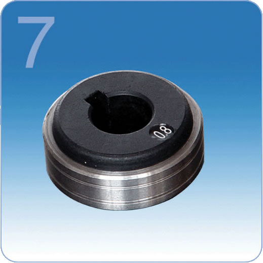 送丝机的各种配件 大电型送丝轮(南通振康)