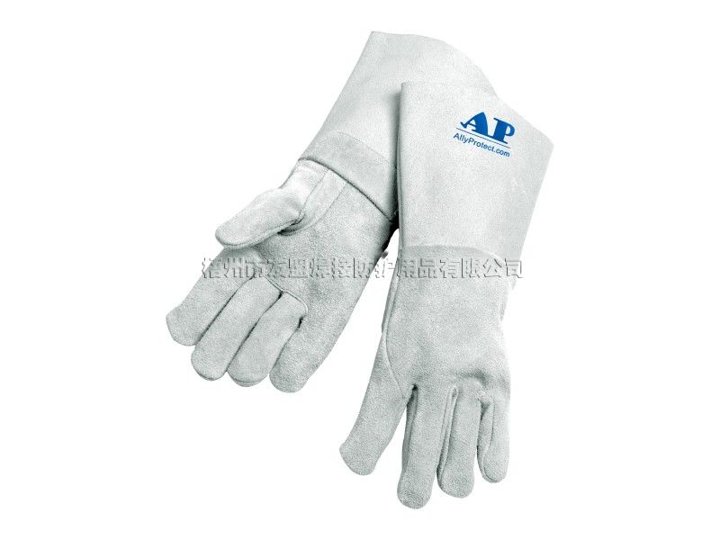 原色全皮烧焊手套(友盟焊接防护)