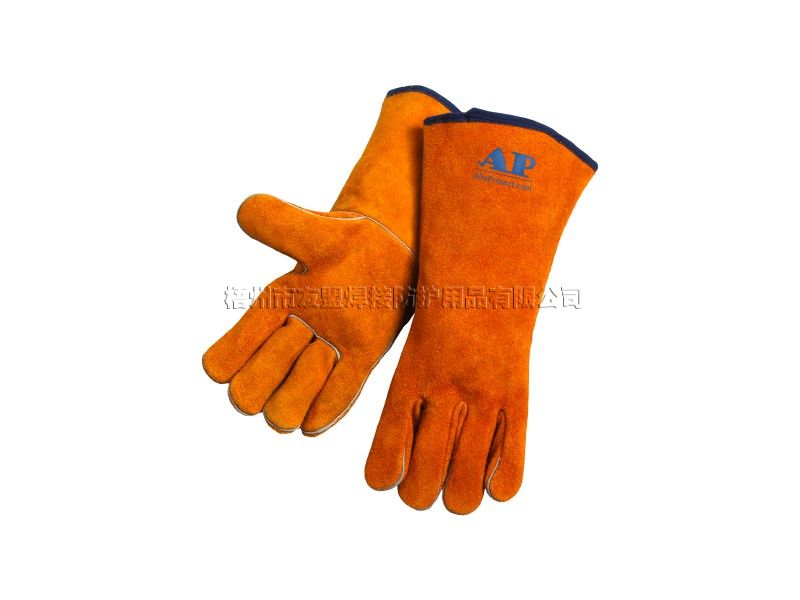 金黄色烧焊手套(友盟焊接防护)
