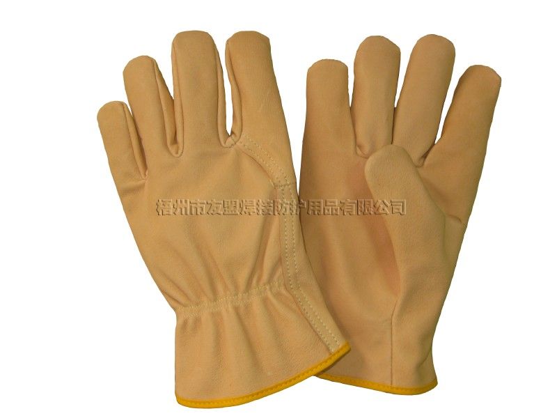 杏色机械师手套(友盟焊接防护)