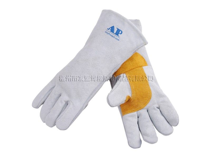 原色护掌烧焊手套(友盟焊接防护)